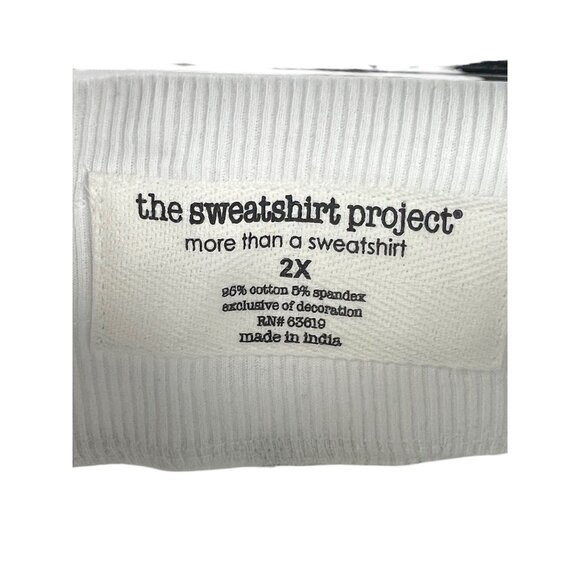 The Sweatshirt Project Lounge Comfort Athletic Women Plus Size Printed Shorts 2X - Picture 4 of 9